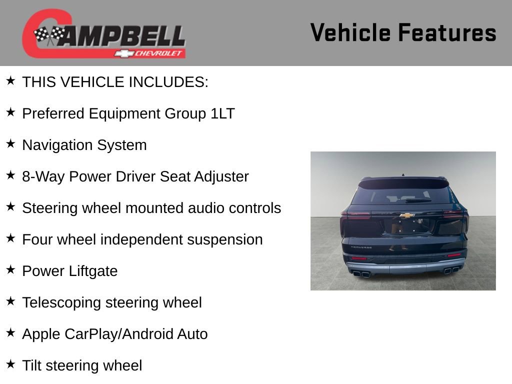Used 2025 Chevrolet Traverse LT image 5