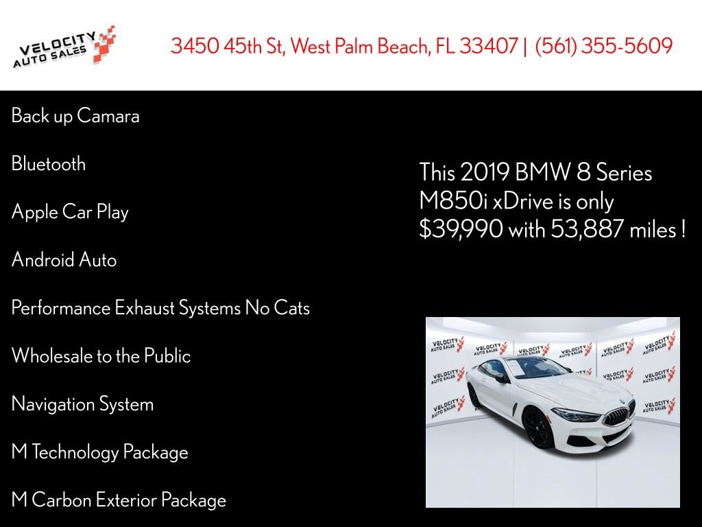 Used 2019 BMW M850i xDrive Coupe AWD/4WD image 35