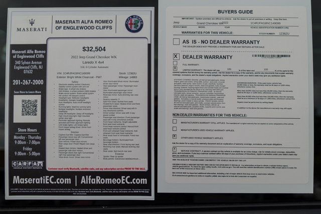 Used 2022 Jeep Grand Cherokee Laredo X image 58