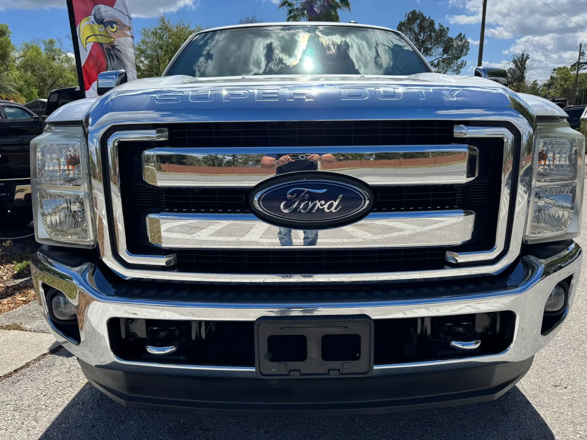 Used 2015 Ford F350 Lariat w/ Chrome Package image 2