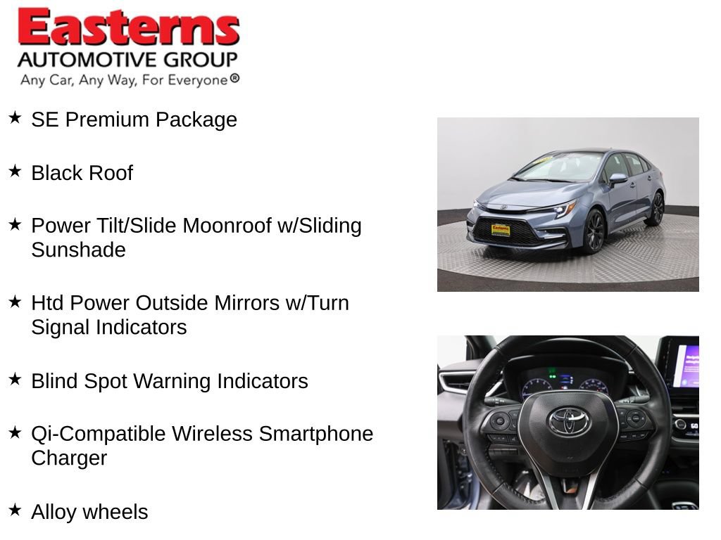 Used 2024 Toyota Corolla SE w/ SE Premium Package FWD image 11