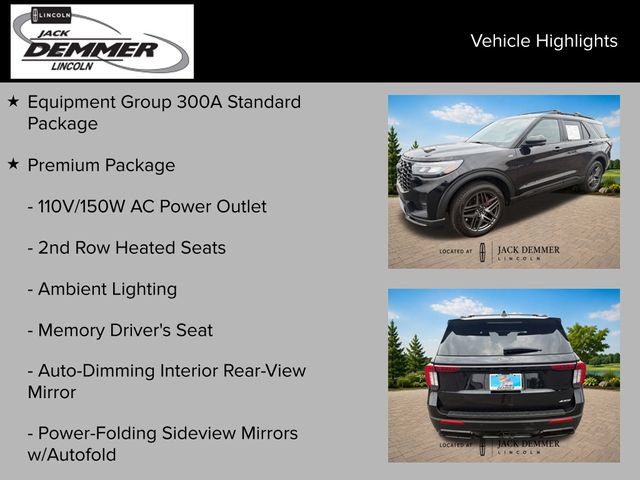 Used 2025 Ford Explorer ST-Line w/ Premium Package AWD/4WD image 24