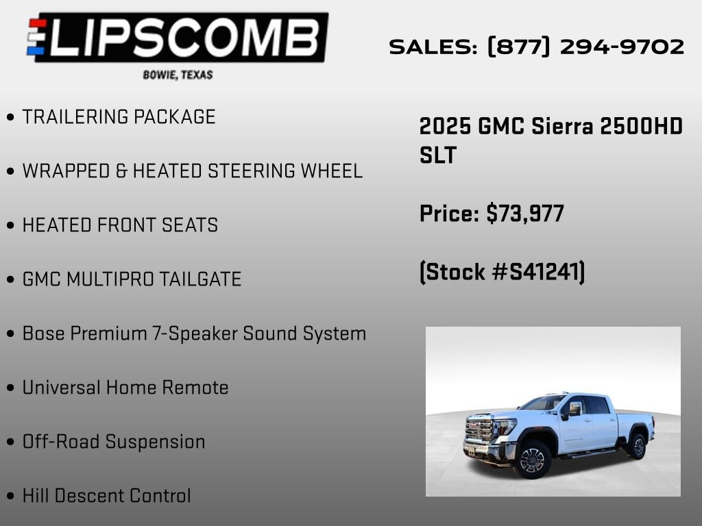 Used 2025 GMC Sierra 2500 SLT w/ Texas SLT Premium Package image 36