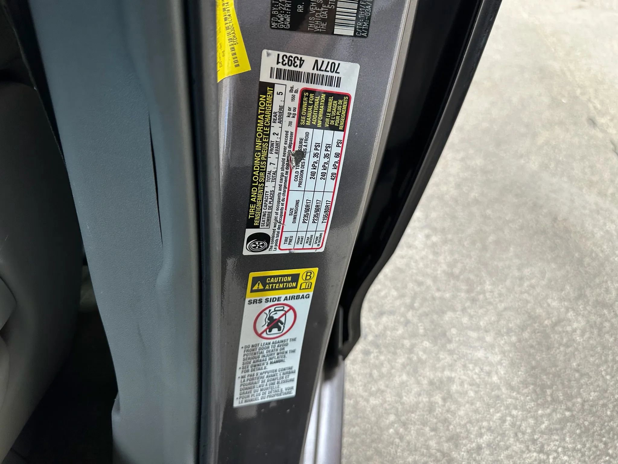 Used 2012 Toyota Sienna image 47