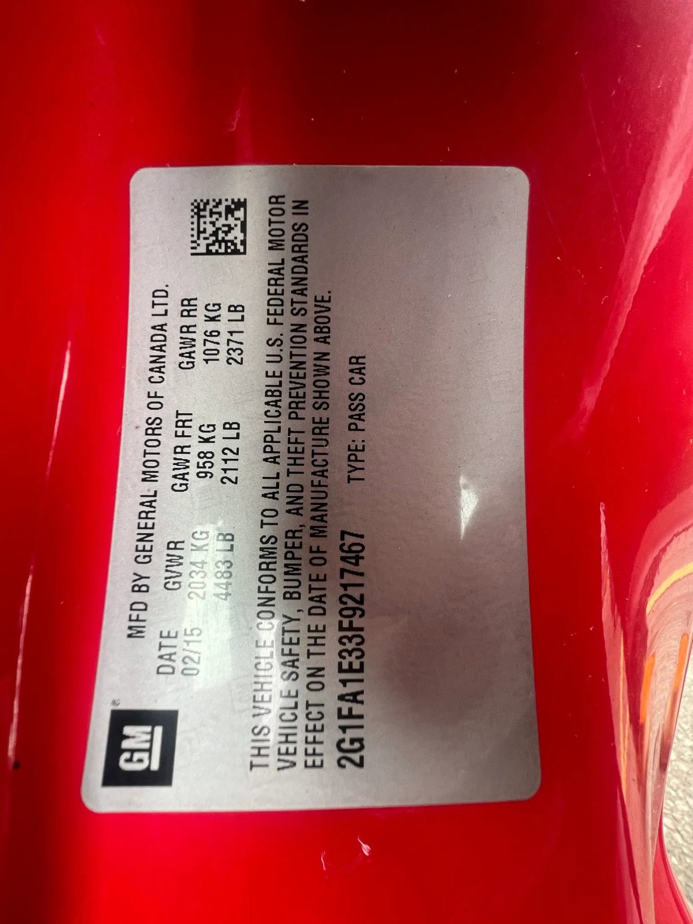 Used 2015 Chevrolet Camaro LS w/ Black Rally Stripe Package image 30