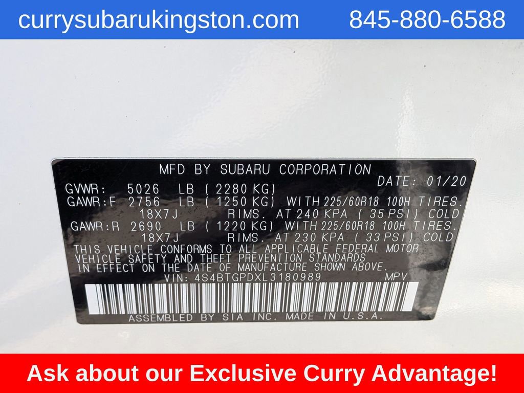 Used 2020 Subaru Outback Touring XT AWD/4WD image 13
