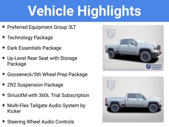 New 2026 Chevrolet Silverado 2500 ZR2 w/ LPO, Dark Essentials Package image 4