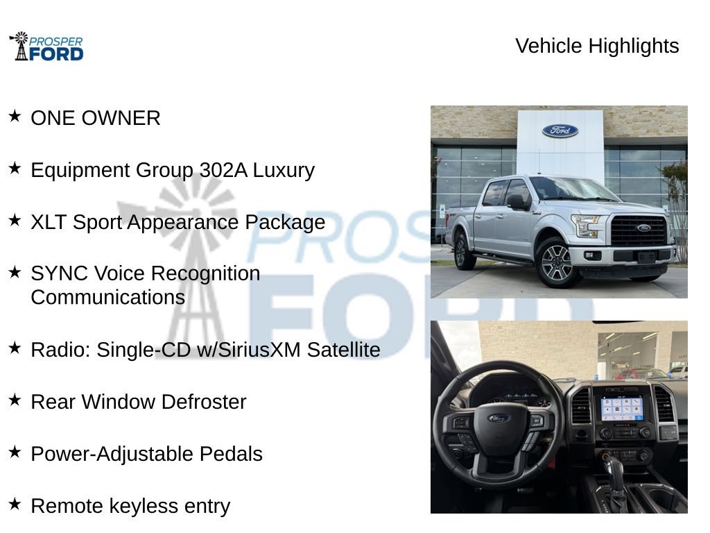 Used 2016 Ford F150 XLT w/ Equipment Group 302A Luxury RWD image 5