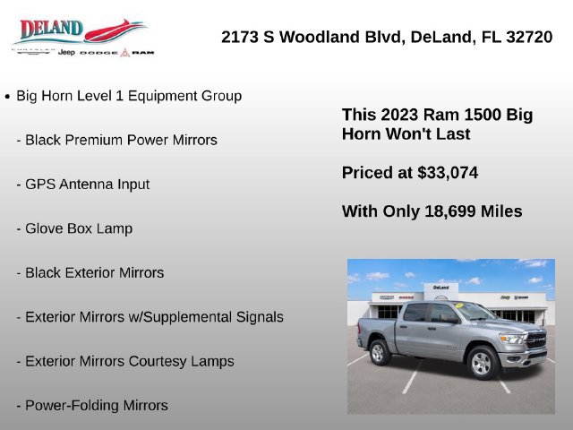 Used 2023 RAM 1500 Big Horn RWD image 15