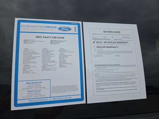 Used 2021 Ford F150 Lariat w/ Max Trailer Tow Package AWD/4WD image 40