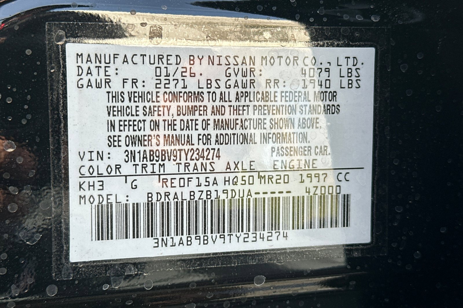 New 2026 Nissan Sentra S w/ Floor Mat Package image 22