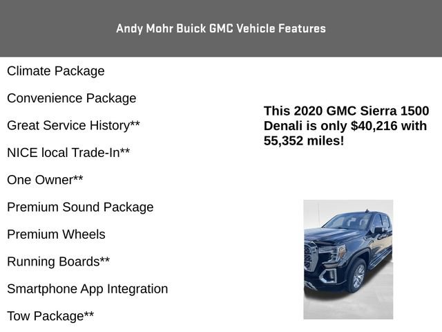 Used 2020 GMC Sierra 1500 Denali w/ Technology Package AWD/4WD image 8