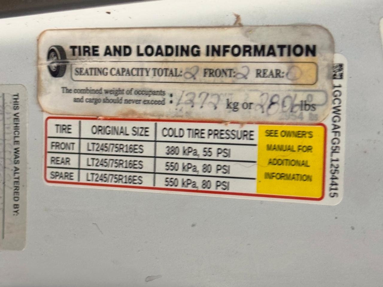 Used 2020 Chevrolet Express 2500 w/ Safety Package RWD image 40