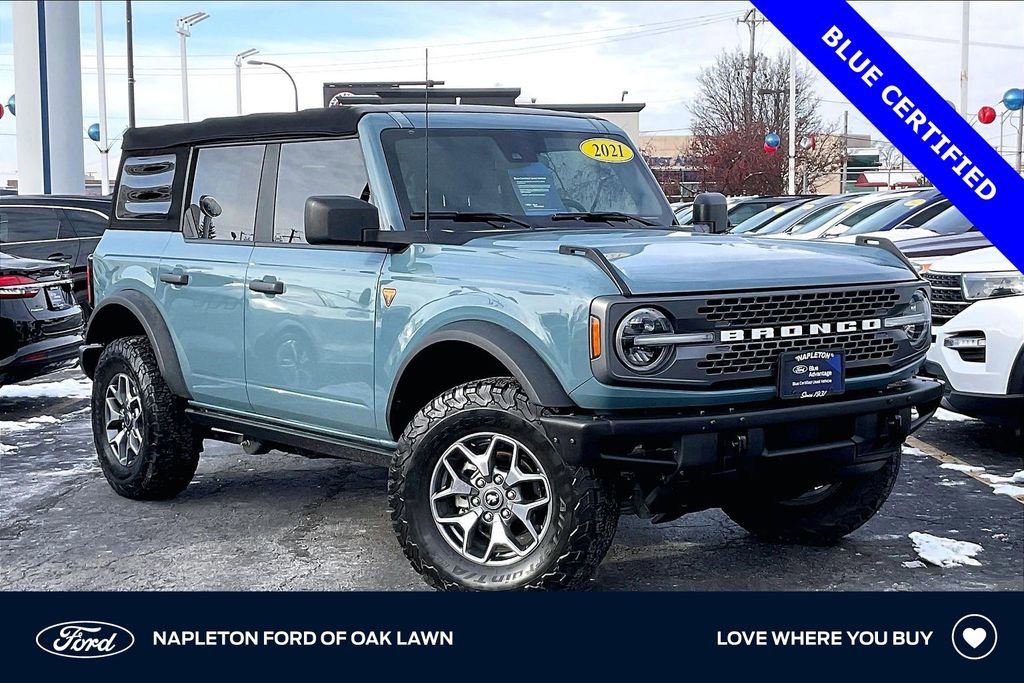 Certified 2021 Ford Bronco Badlands AWD/4WD image 1