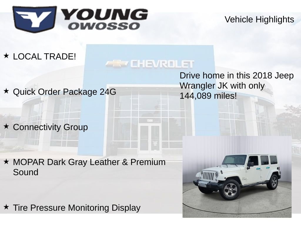 Used 2018 Jeep Wrangler Unlimited Sahara AWD/4WD image 7