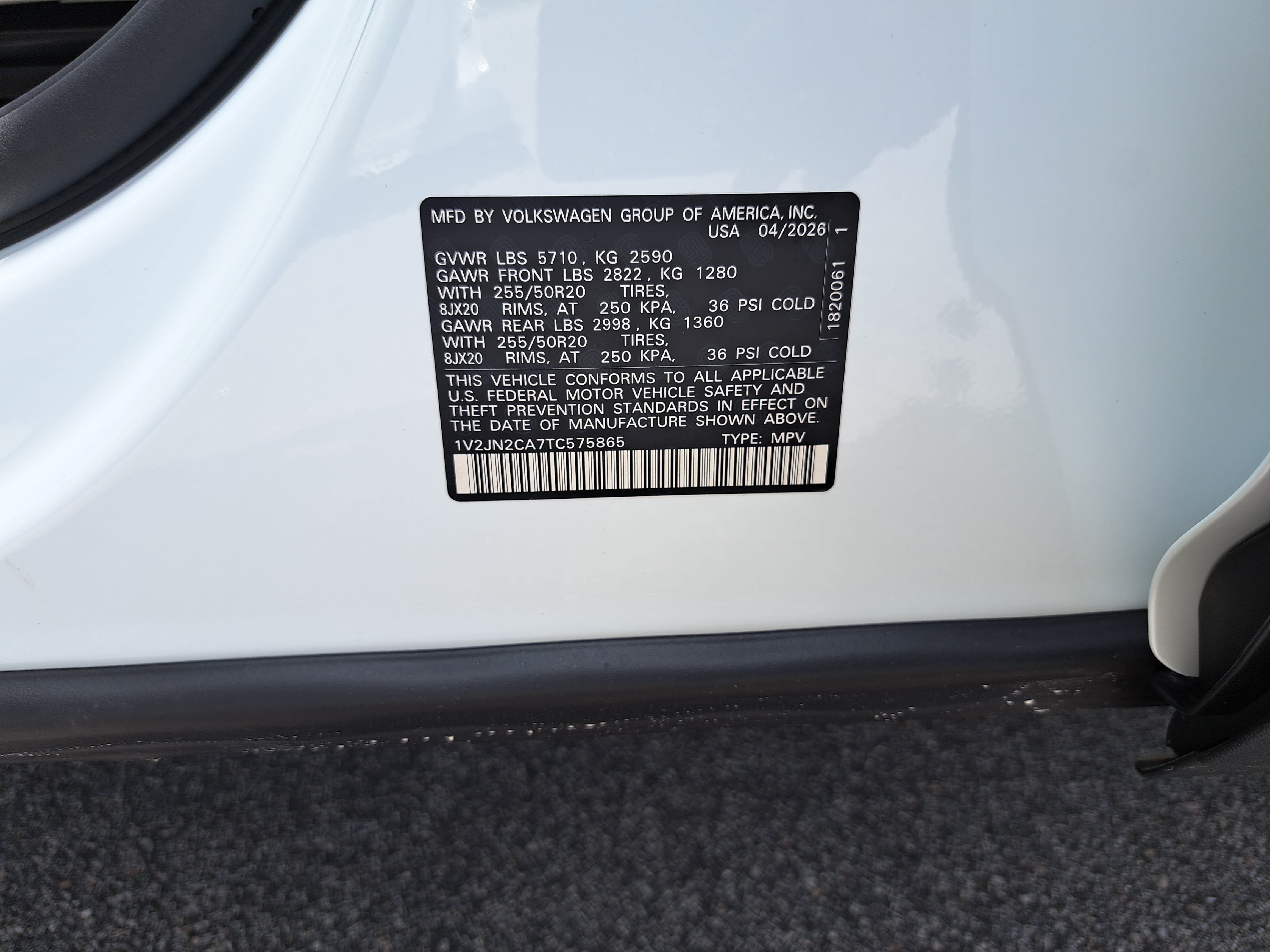 New 2026 Volkswagen Atlas SE FWD image 34