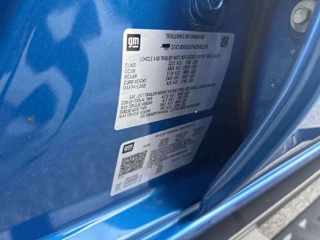 Certified 2022 Chevrolet Silverado 1500 RST AWD/4WD image 23