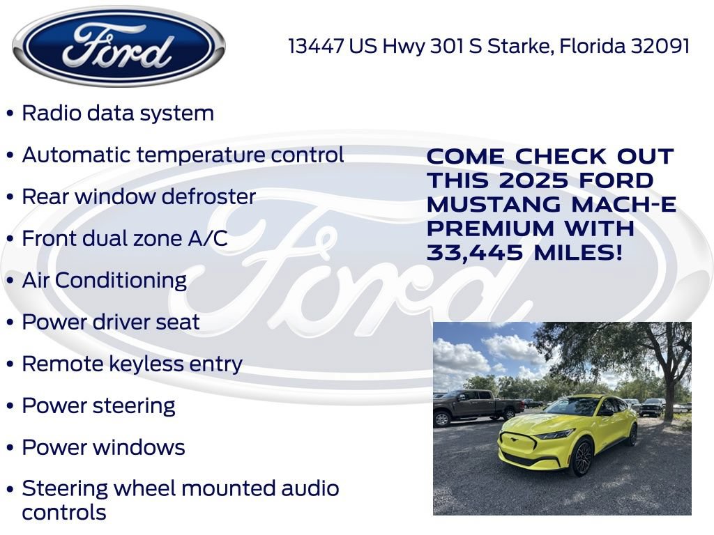 Certified 2025 Ford Mustang Mach-E Premium AWD/4WD image 21