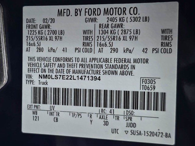 Used 2020 Ford Transit Connect XL FWD image 34