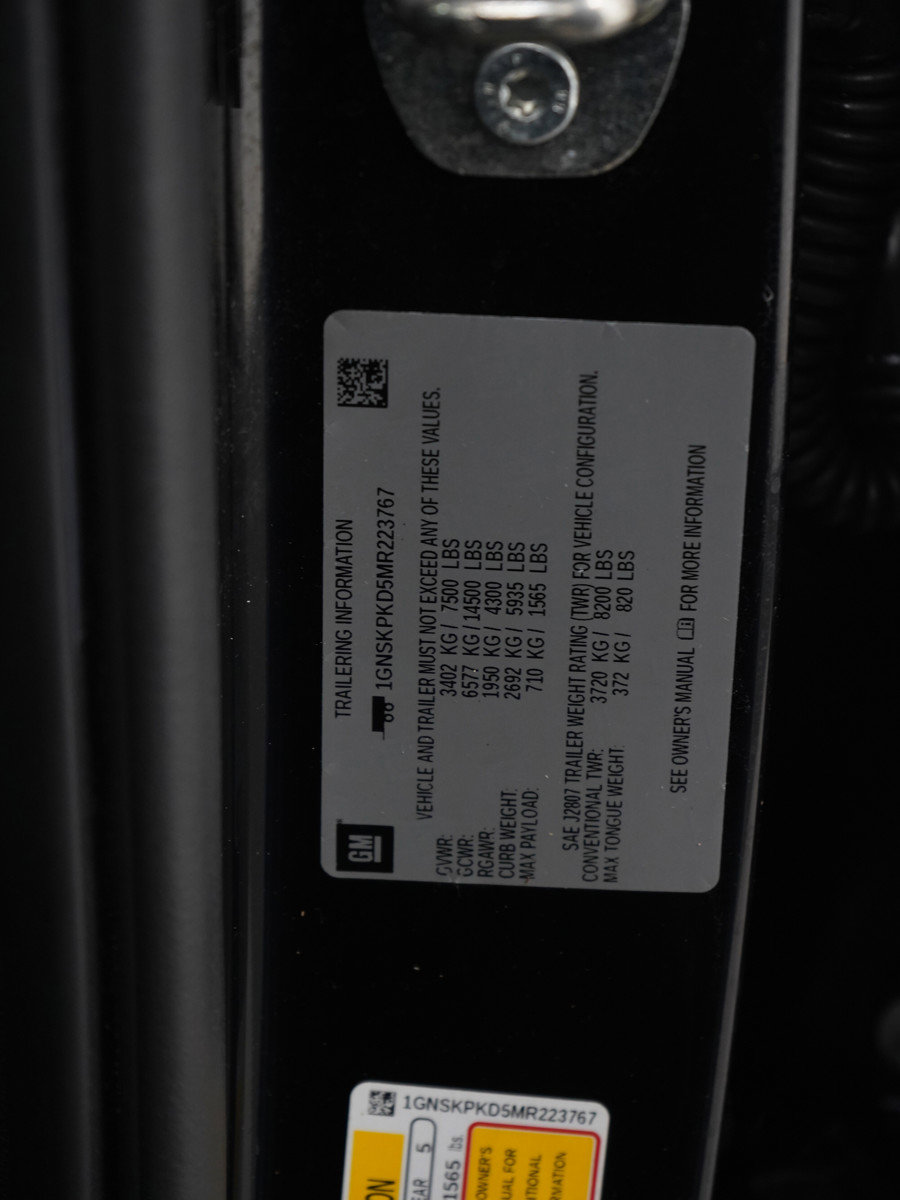 Used 2021 Chevrolet Tahoe Z71 w/ Luxury Package image 33