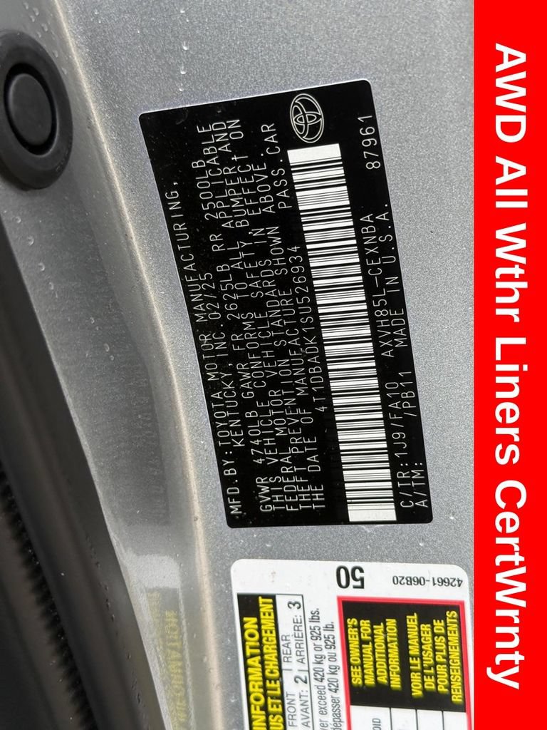 Used 2025 Toyota Camry LE AWD/4WD image 31
