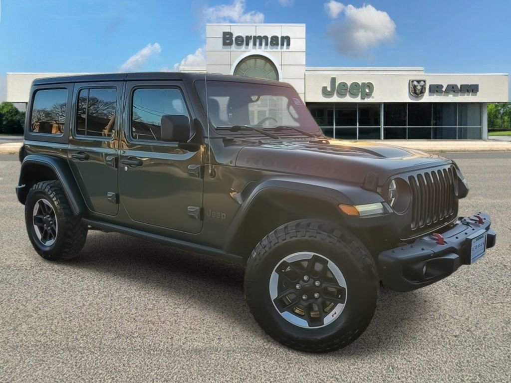 Used 2021 Jeep Wrangler Unlimited Rubicon w/ Steel Bumper Group image 2