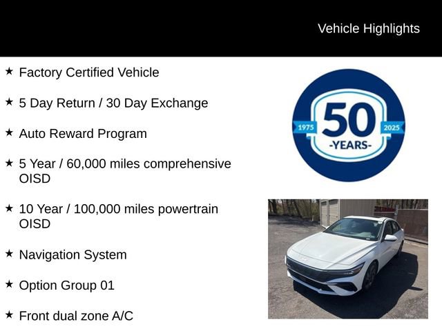 Used 2025 Hyundai Elantra SEL image 5