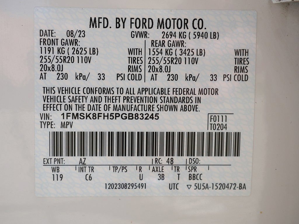 Used 2023 Ford Explorer Limited w/ Limited Technology Package AWD/4WD image 73