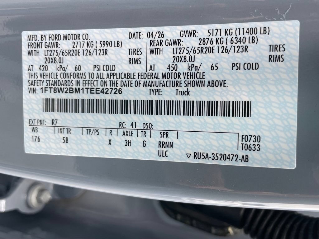 New 2026 Ford F250 Lariat w/ Black Appearance Package AWD/4WD image 50