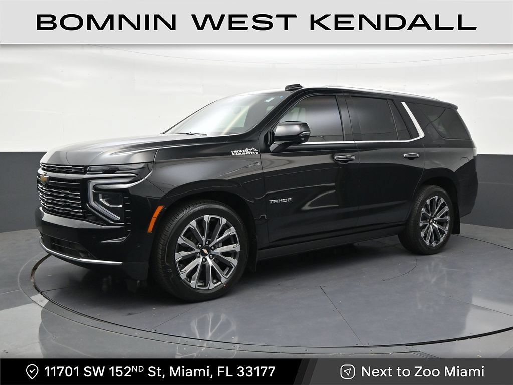Used 2025 Chevrolet Tahoe High Country RWD image 1