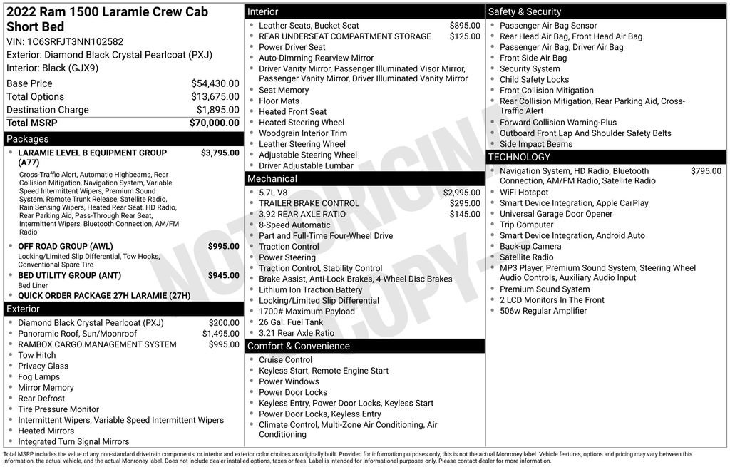 Used 2022 RAM 1500 Laramie AWD/4WD image 5