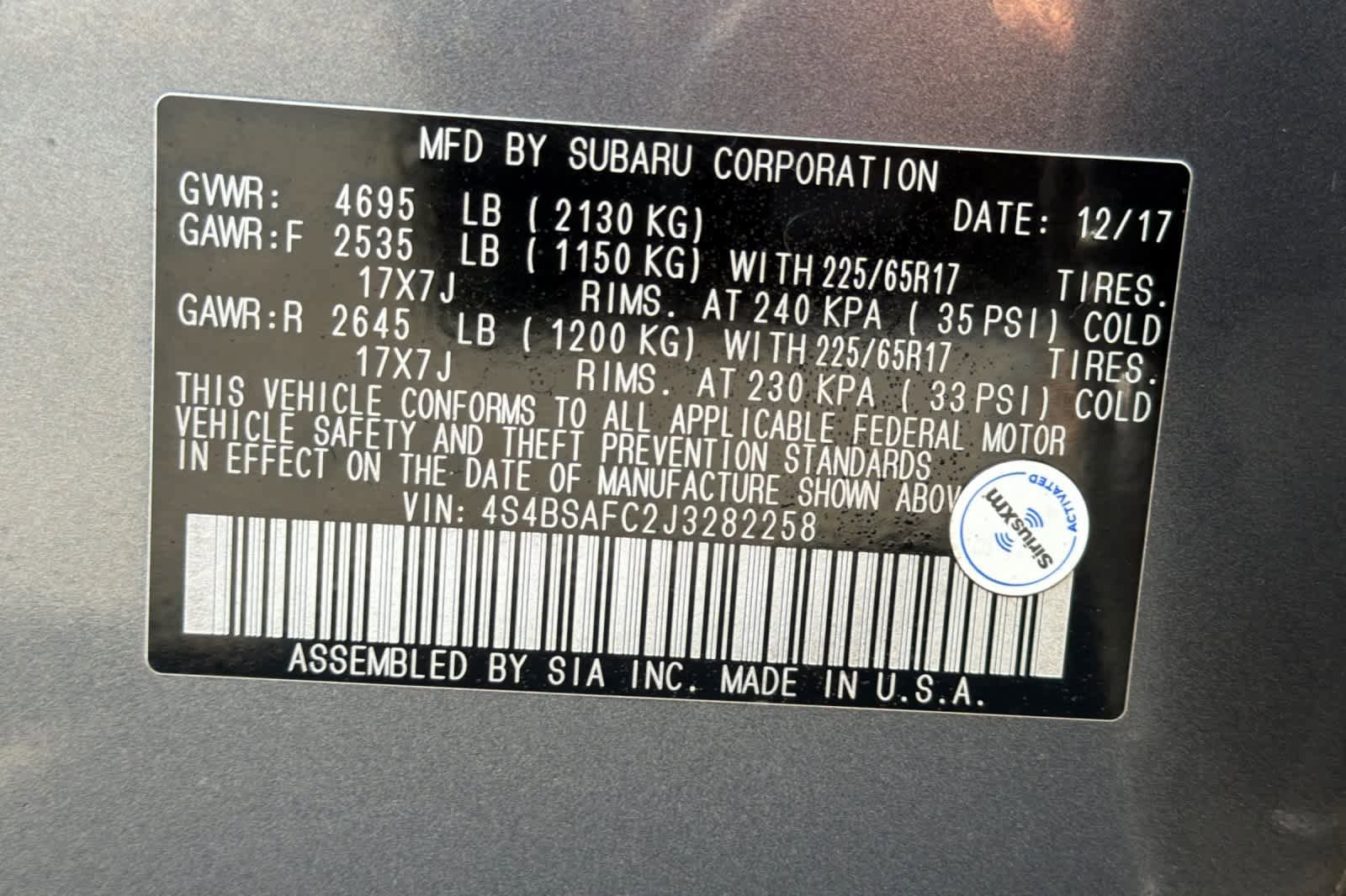 Used 2018 Subaru Outback 2.5i Premium AWD/4WD image 28