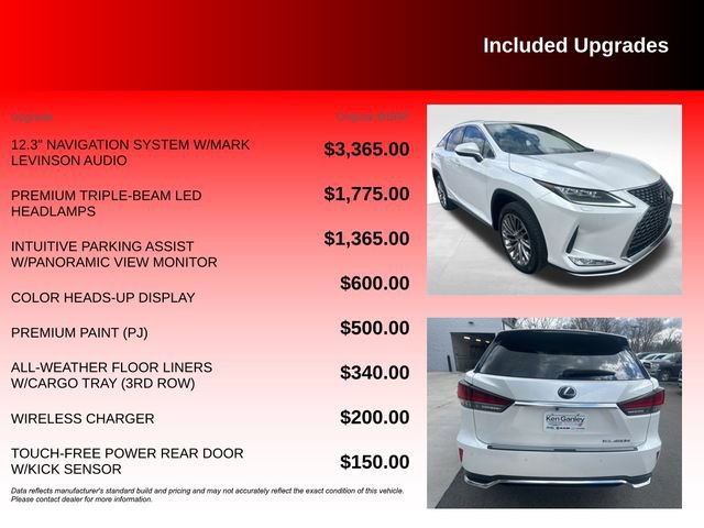 Used 2022 Lexus RX 450hL Luxury w/ Cold Area Package (CT) image 6