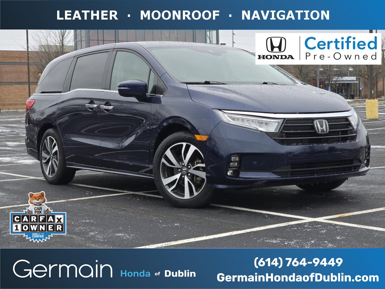 Certified 2023 Honda Odyssey Touring
