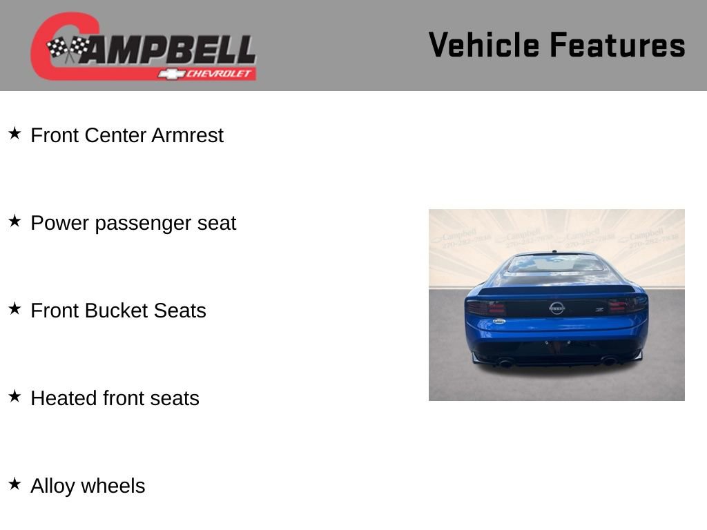 Used 2024 Nissan Z Performance w/ Floor Mat Package image 16