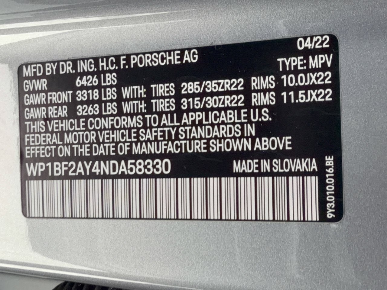Certified 2022 Porsche Cayenne Turbo AWD/4WD image 32
