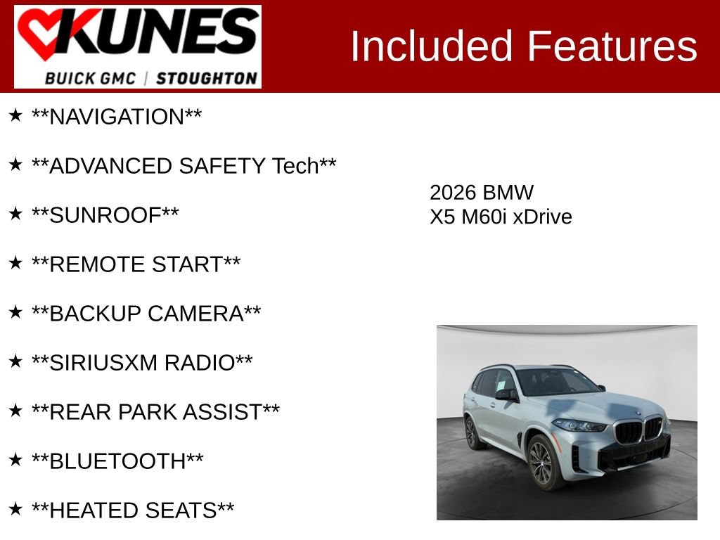Used 2026 BMW X5 M60i AWD/4WD image 2