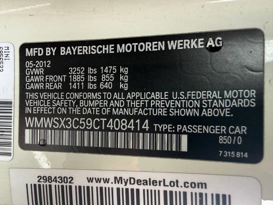 Used 2012 MINI Cooper Coupe S image 26