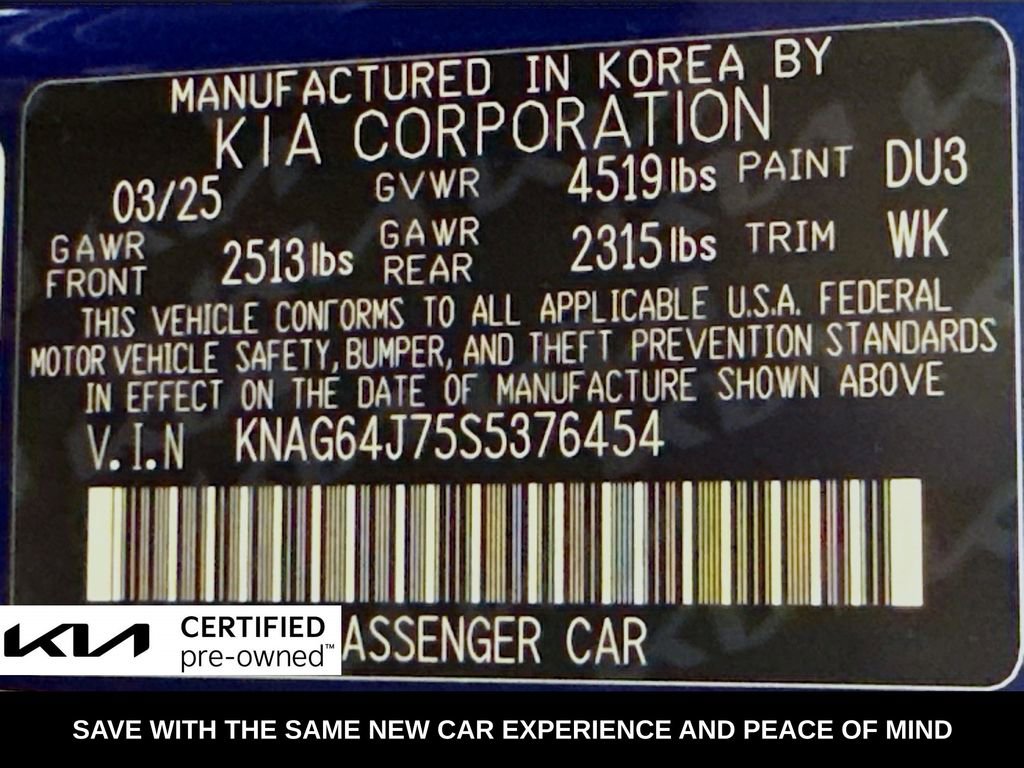 Certified 2025 Kia K5 GT-Line w/ GT-Line Premium Package image 38