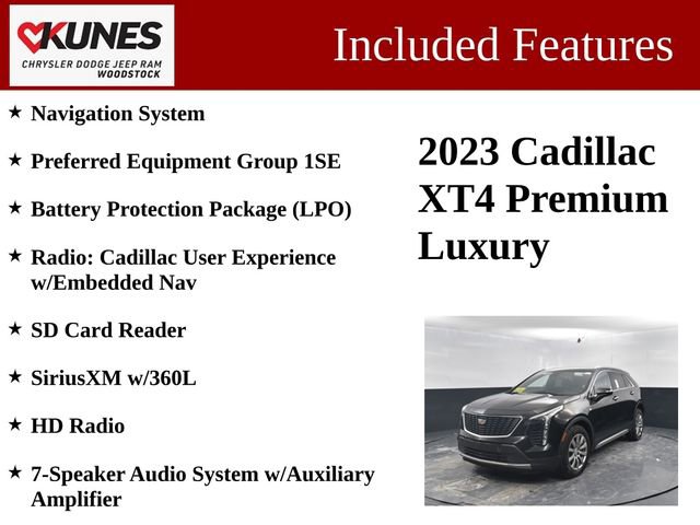 Used 2023 Cadillac XT4 Premium Luxury image 3