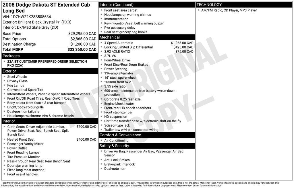Used 2008 Dodge Dakota ST image 20