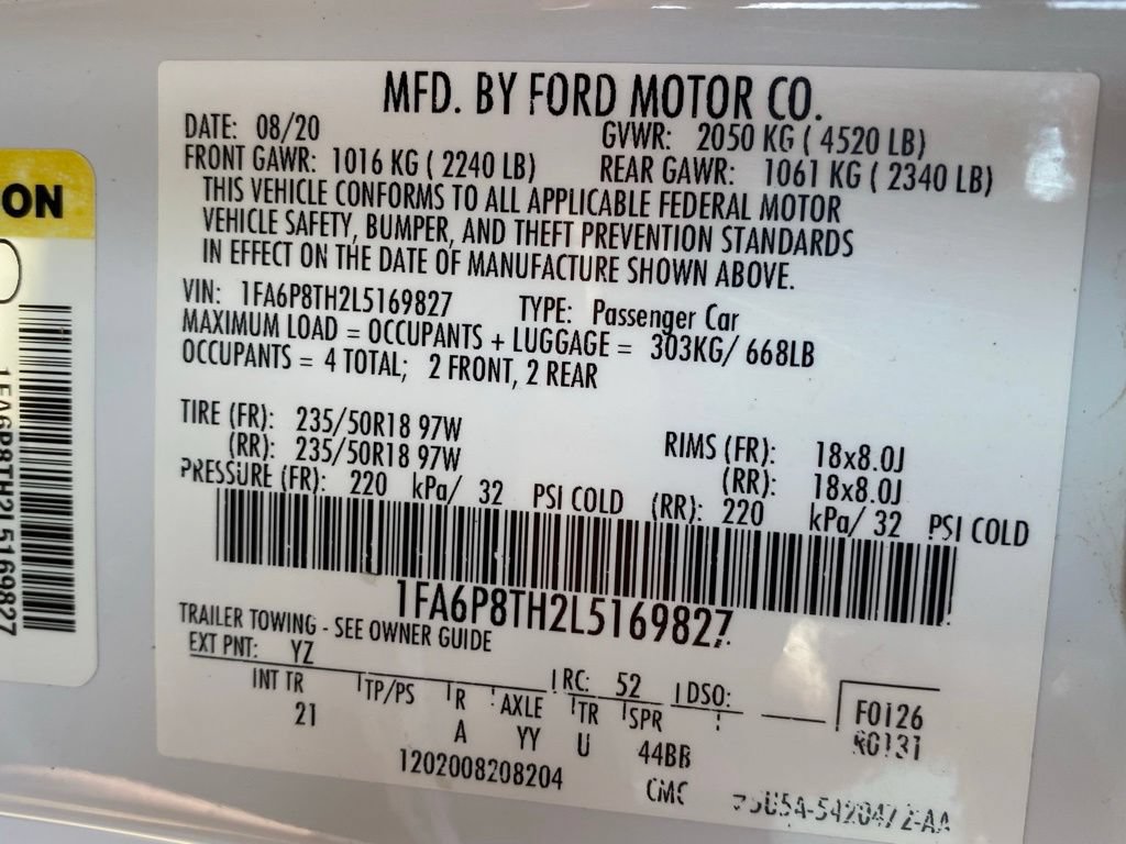 Used 2020 Ford Mustang Coupe RWD image 31