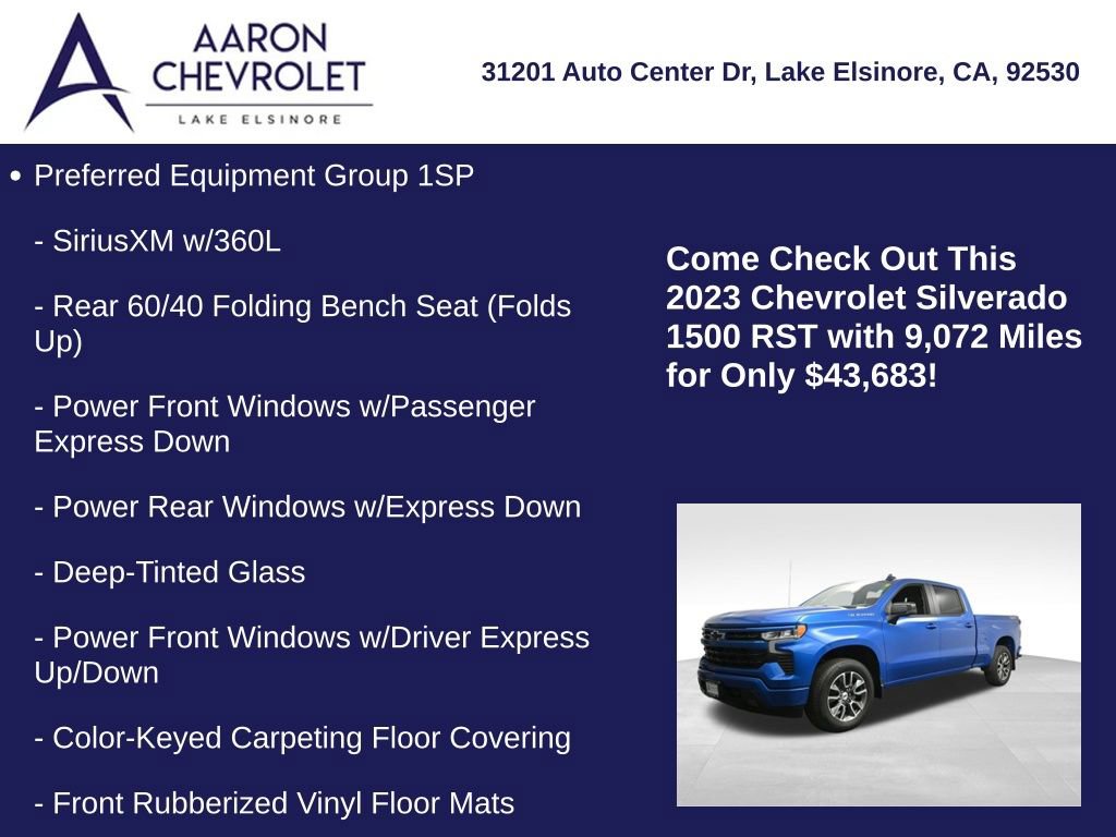 Used 2023 Chevrolet Silverado 1500 RST w/ All Star Edition Plus image 5