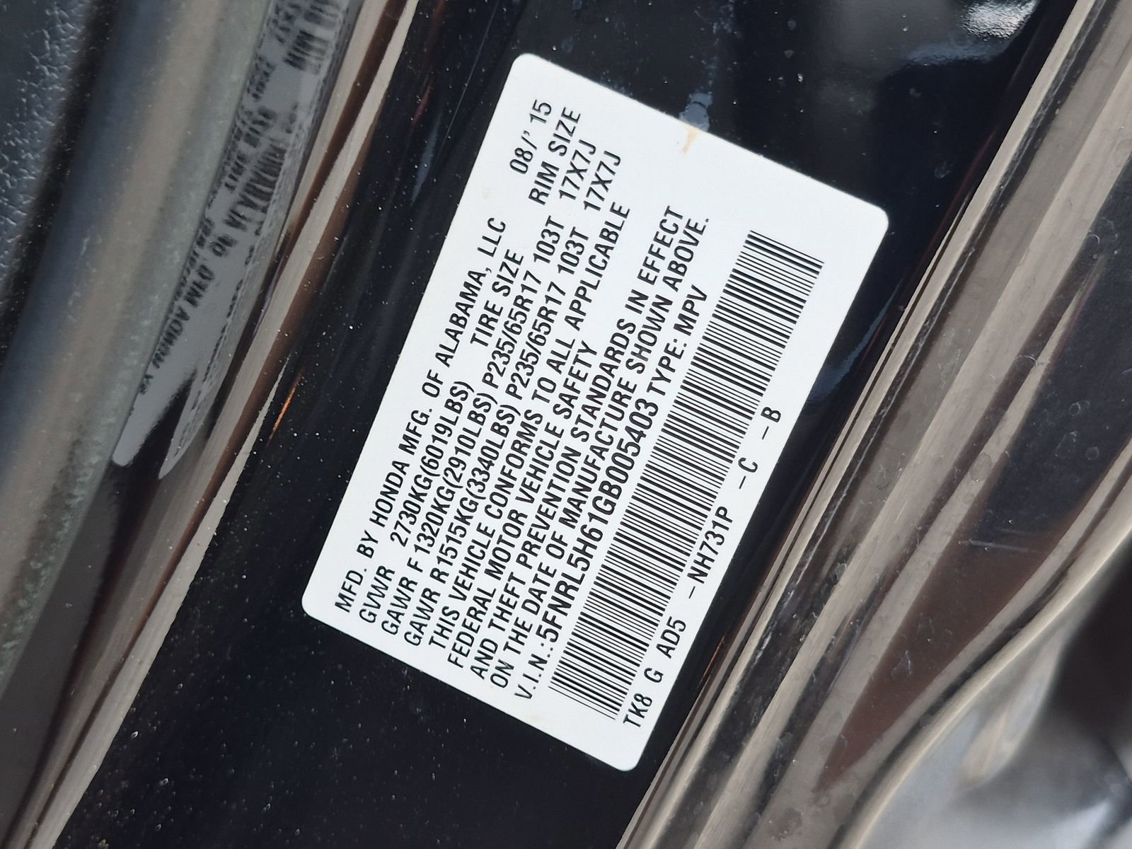 Used 2016 Honda Odyssey EX-L image 23