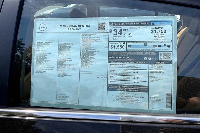 Used 2025 Nissan Sentra SV w/ SV Premium Package image 26
