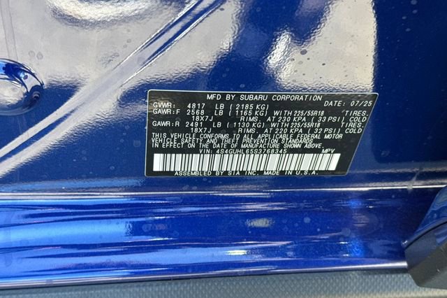 Used 2025 Subaru Crosstrek 2.5i Limited w/ Popular Package #3A image 24