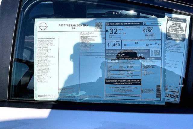 New 2027 Nissan Sentra SR w/ SR All Weather Package FWD image 13
