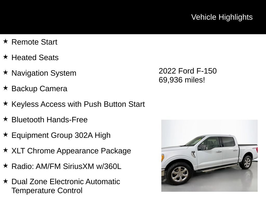 Used 2022 Ford F150 XLT w/ Equipment Group 302A High image 5