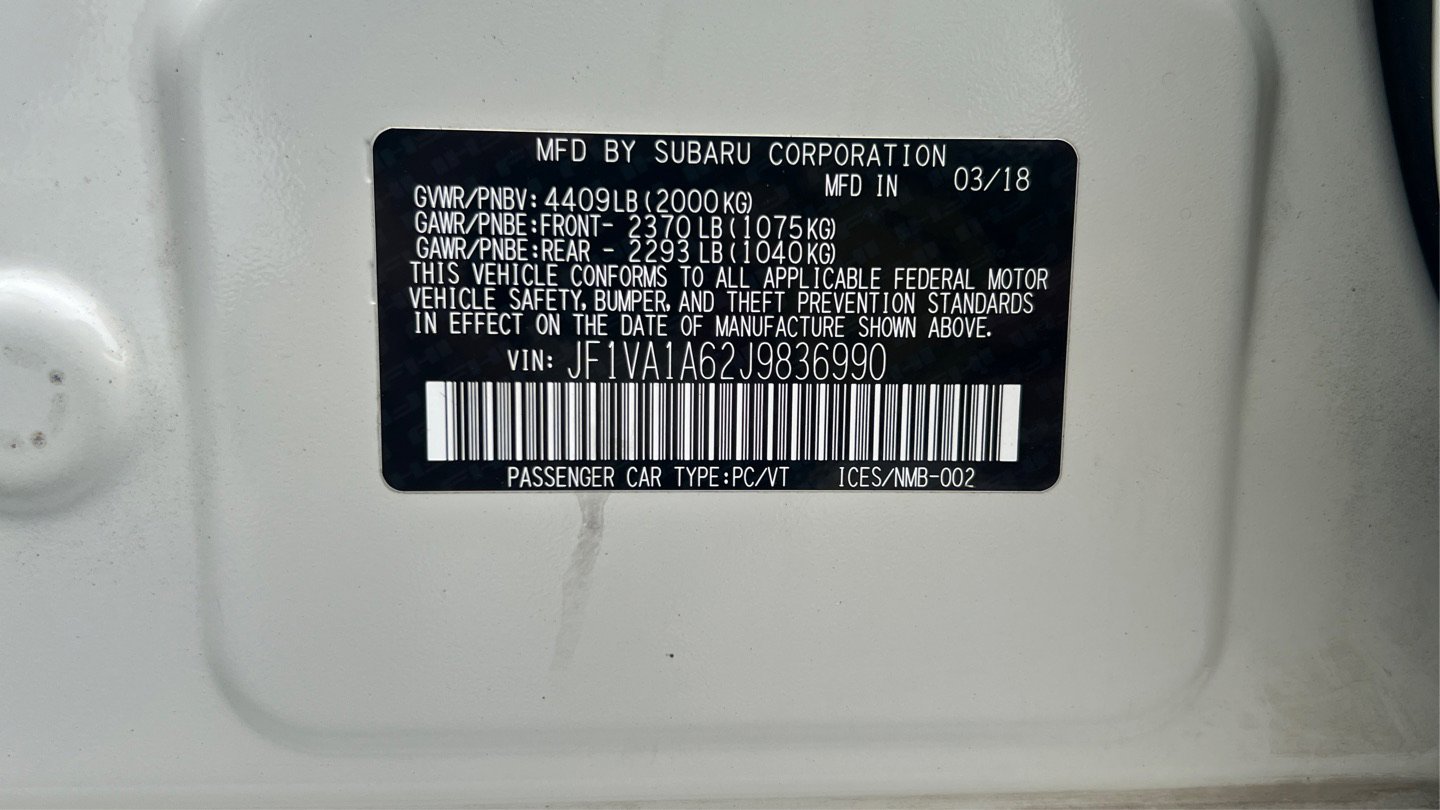 Used 2018 Subaru WRX AWD/4WD image 44