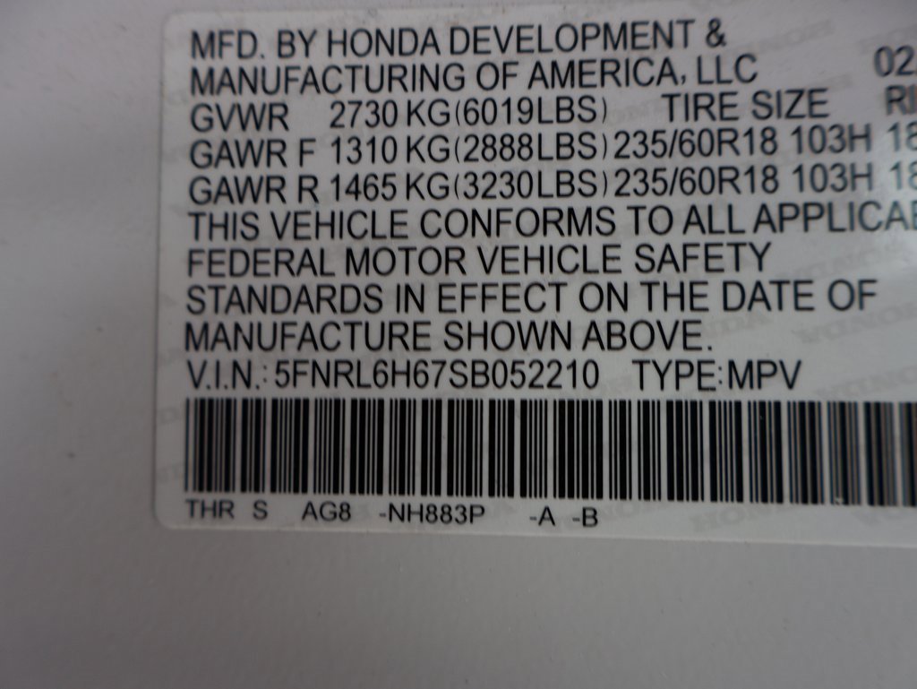 Certified 2025 Honda Odyssey EX-L image 36